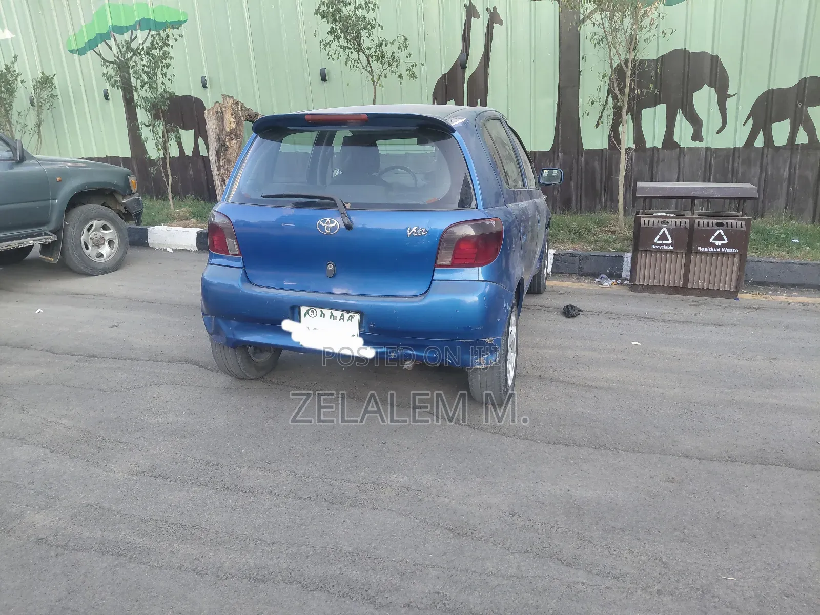 Toyota Vitz 1.0 FWD 3dr 2001 Blue