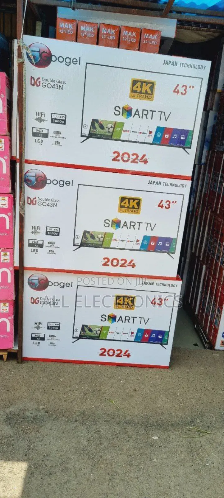 43"Inch Googel Japan Tv