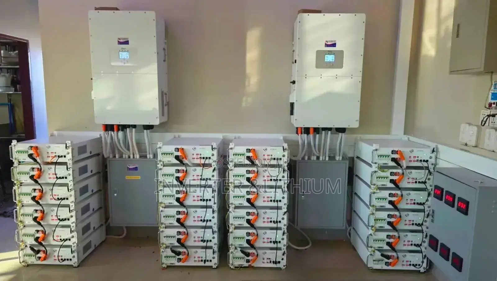 Hybrid Inverter Lithium Ion Battery (High Voltage Power Backup )