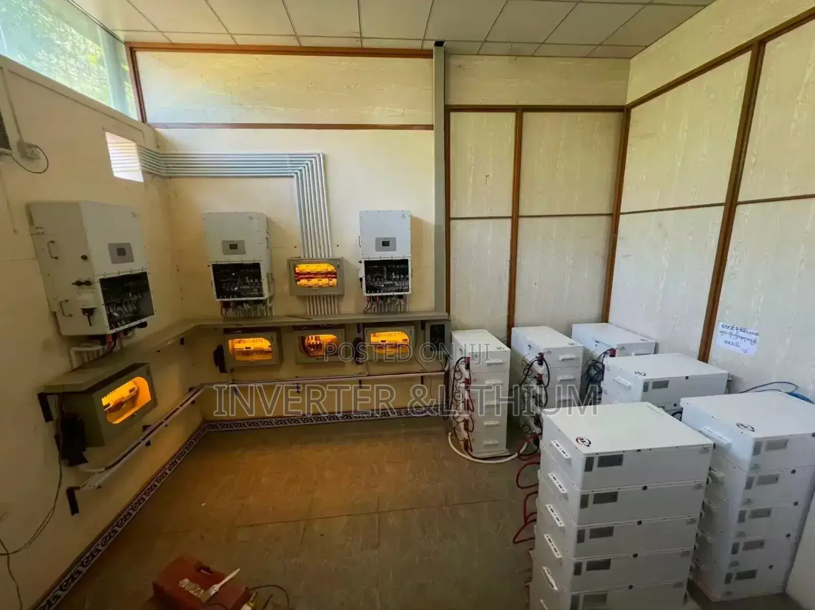 Hybrid Inverter Lithium Ion Battery (High Voltage Power Backup )