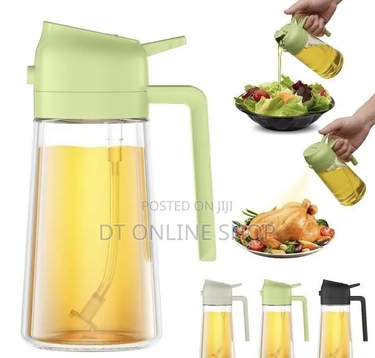 2in1 Glass Oil Sprayer And Dispenser
