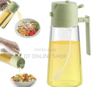 2in1 Glass Oil Sprayer And Dispenser