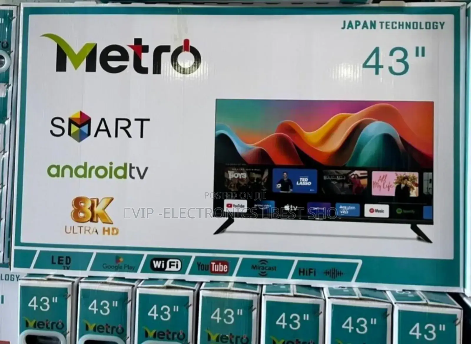 Metro 43 Inch Tv Smart Ultra Android New 2025 Model