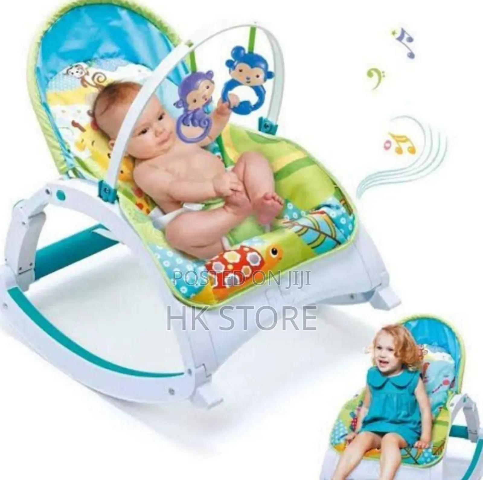 3 in 1 Newborn to Toddler Rocker
