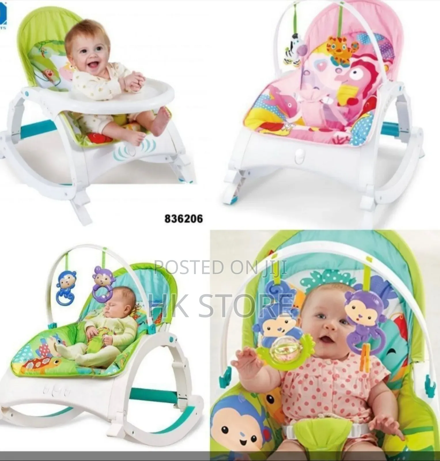 3 in 1 Newborn to Toddler Rocker