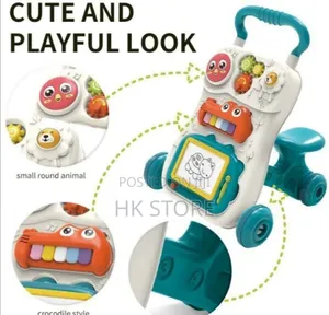 Baby Push Walker – Fun Panel + Walking Support