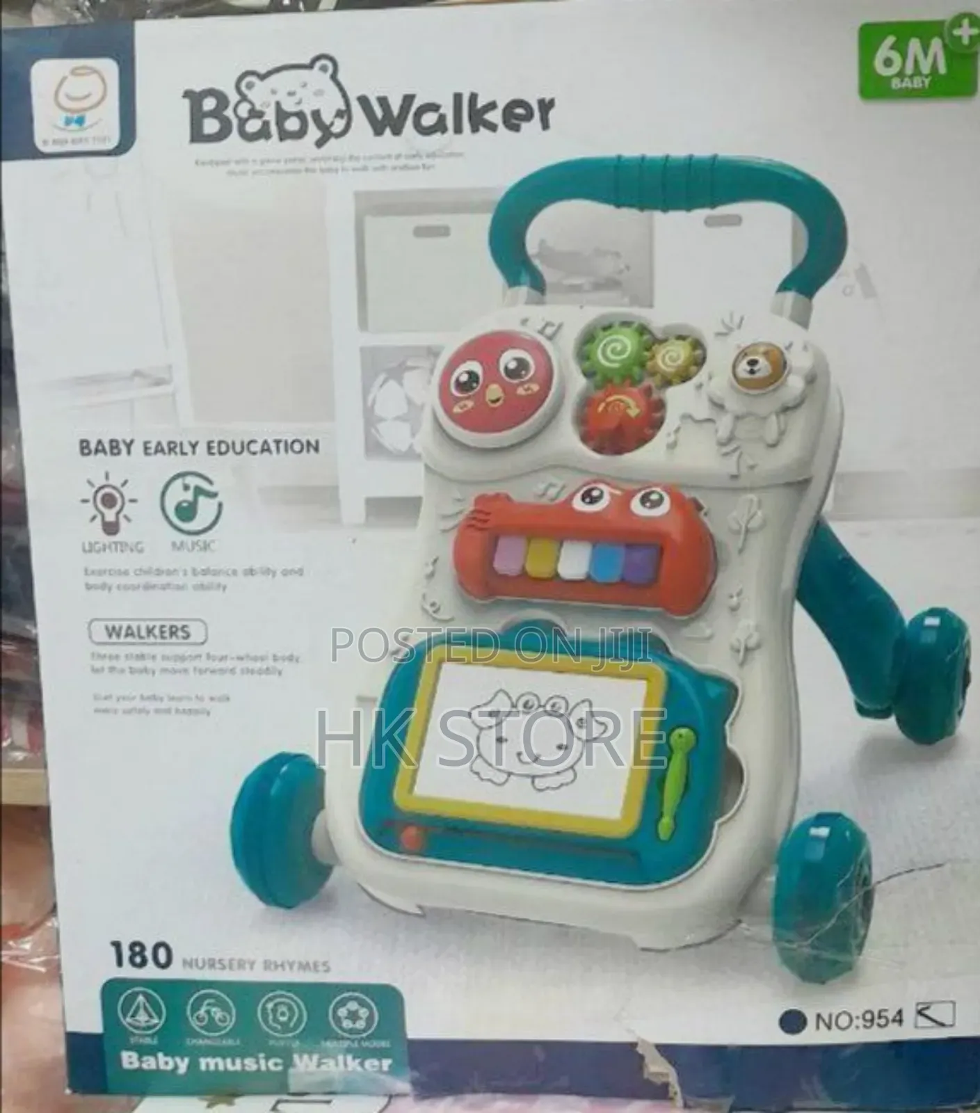 Baby Push Walker – Fun Panel + Walking Support