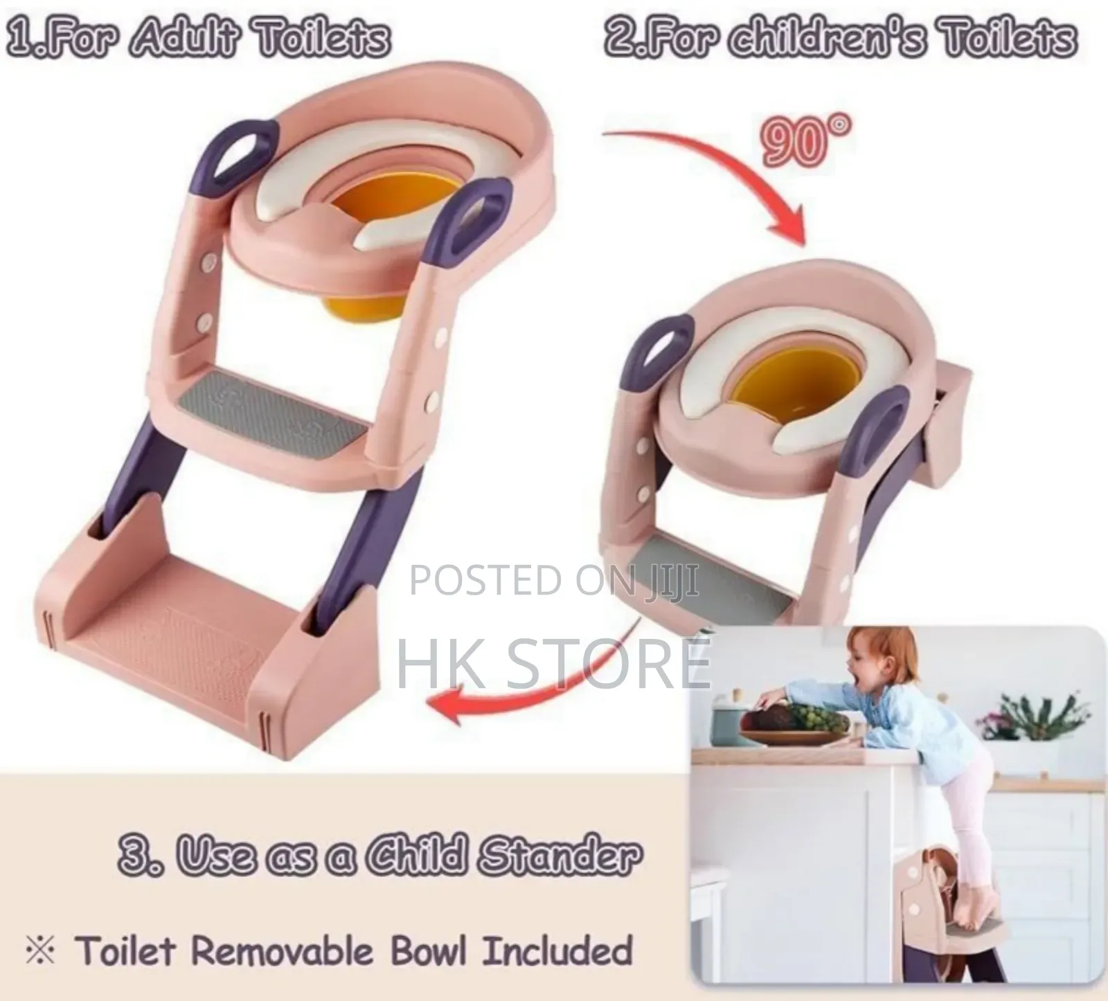 3-in-1 Kids Potty Training Ladder