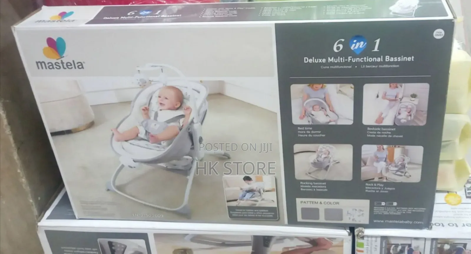 Mastela 6-in-1 Multi-Functional Baby Bassinet