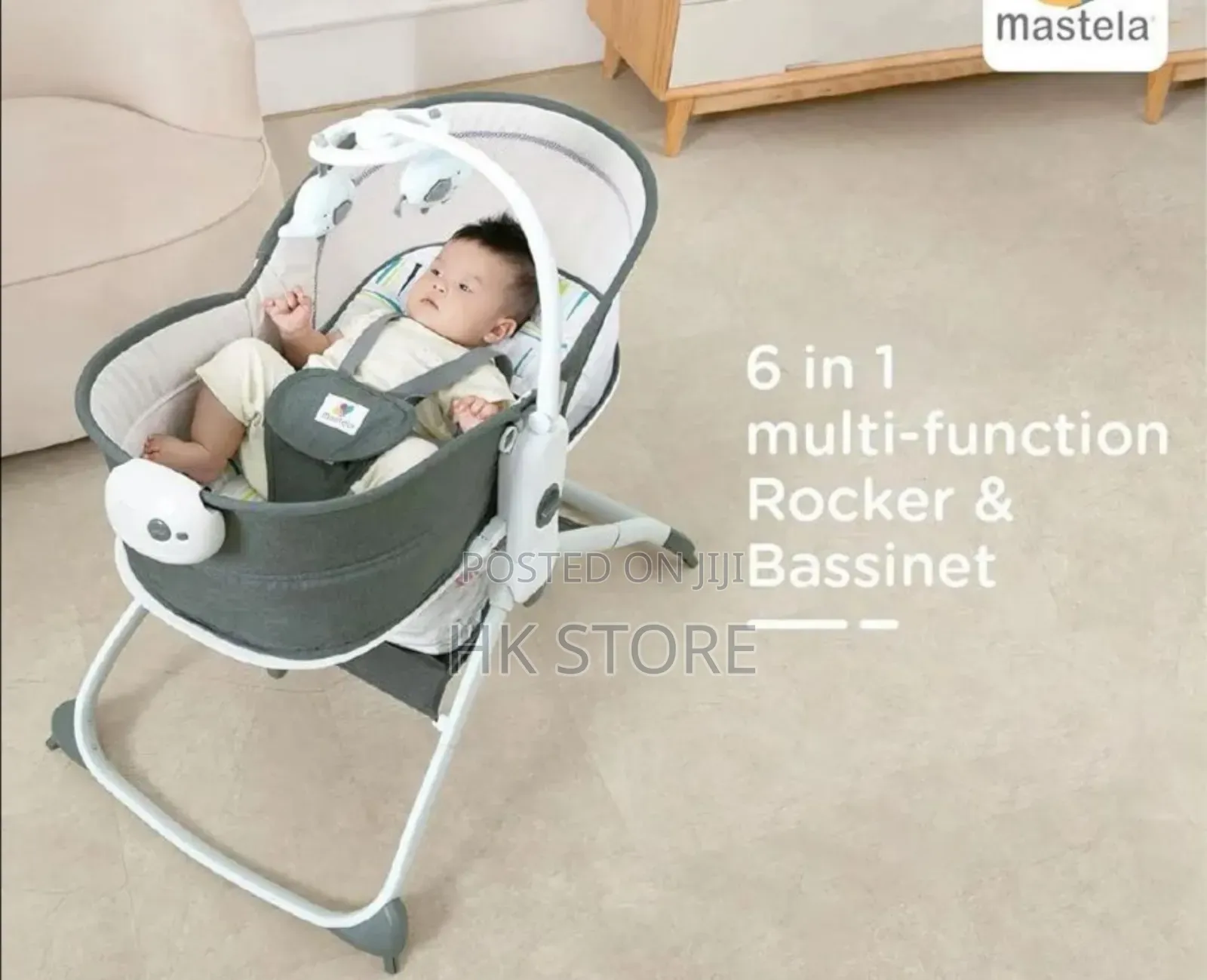 Mastela 6-in-1 Multi-Functional Baby Bassinet