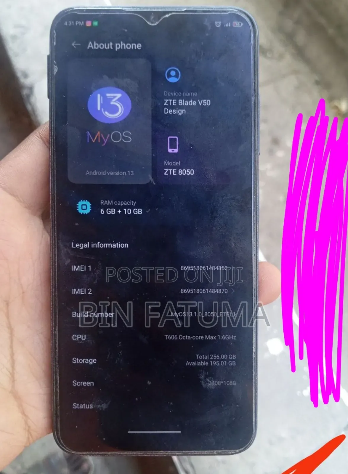 ZTE Blade V50 256 GB Bronze