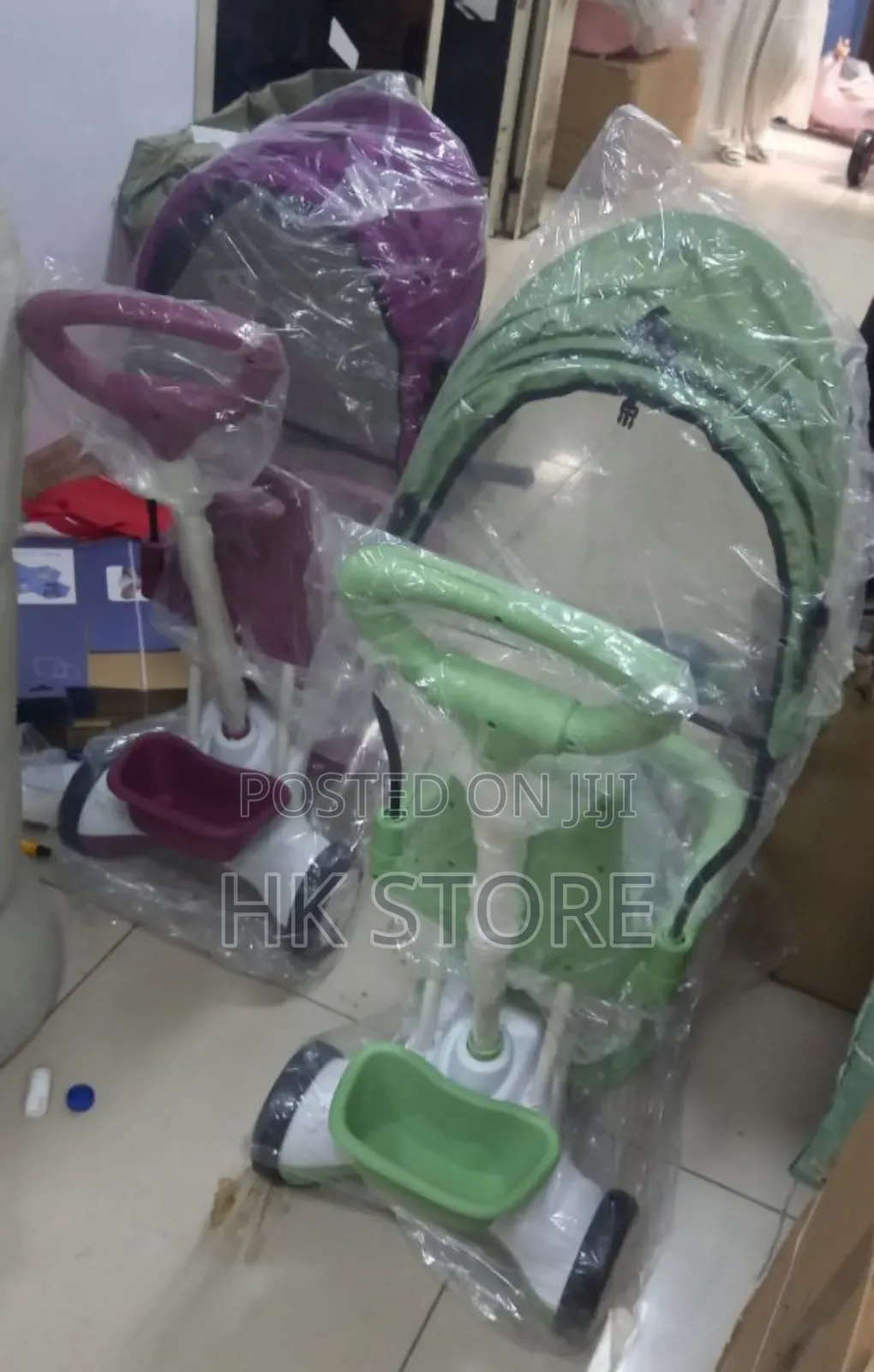 Baby Musical Tricycle With Parent Handle