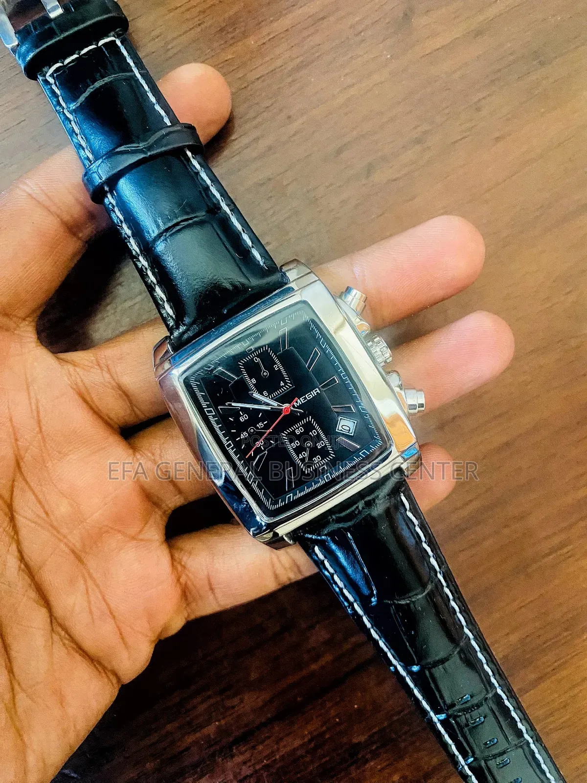 -Stylish Luxury Fashionable Men’S Megir Leather Watch