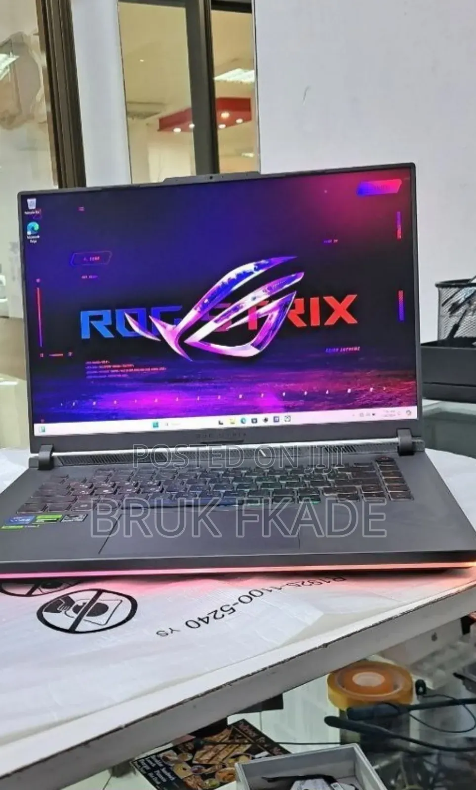 New Laptop Asus ROG Strix G16 G614 16GB Intel Core I7 SSD 1T