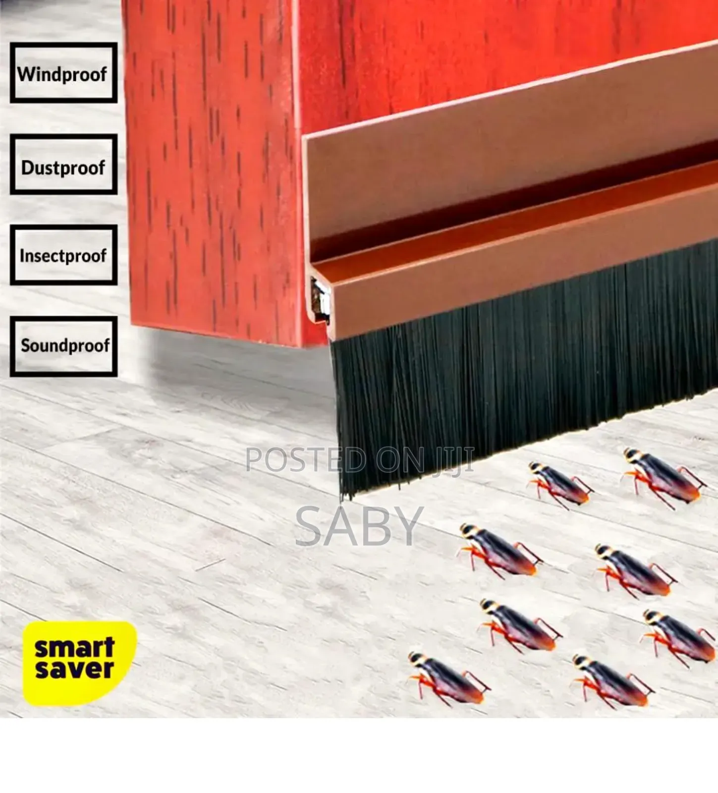 Door Bottom Strip Sealer With Brush