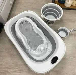 4-in-1 Foldable Baby Bath Tub Set – The Smart Mom’S Choice!