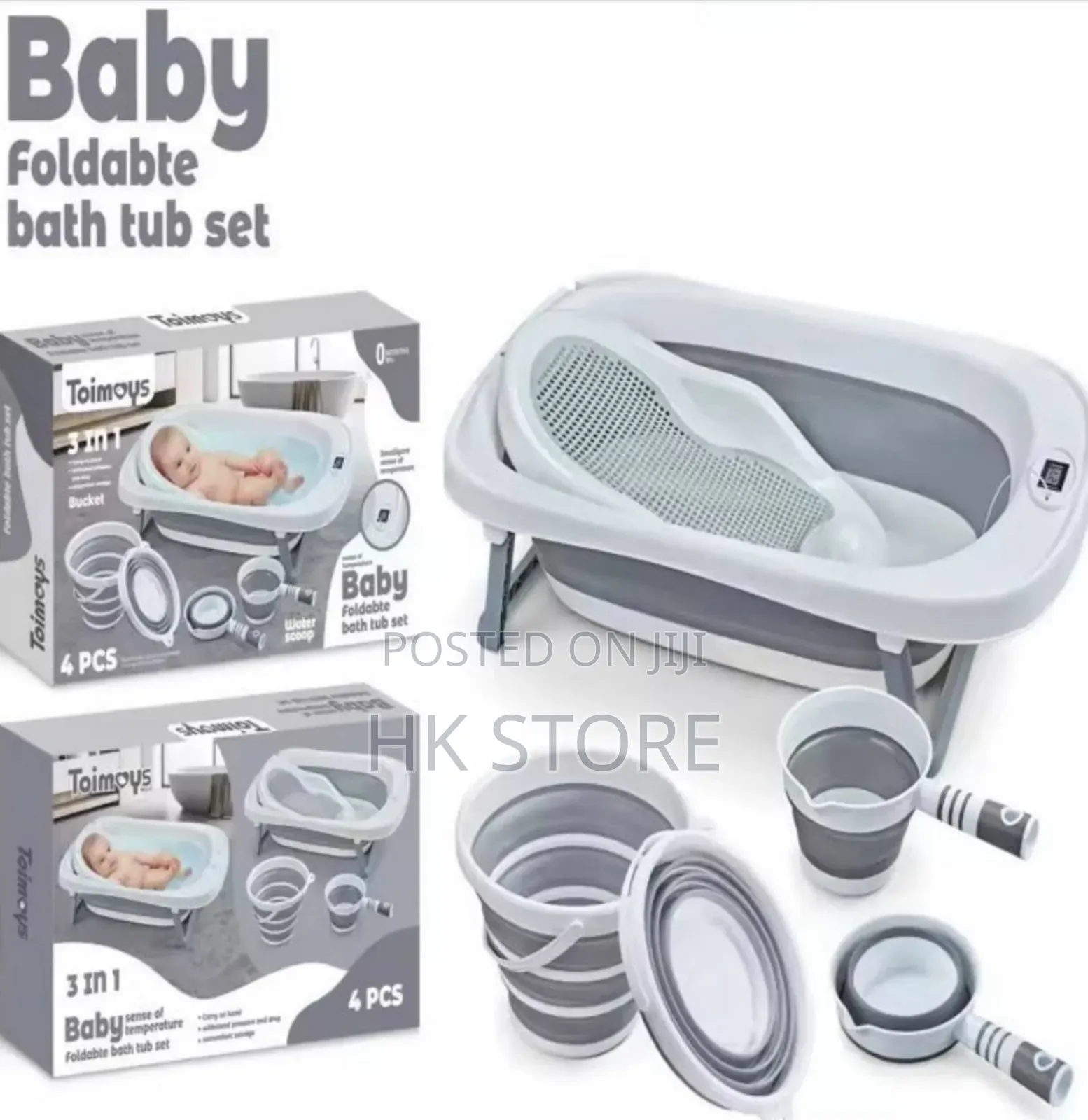 4-in-1 Foldable Baby Bath Tub Set – The Smart Mom’S Choice!