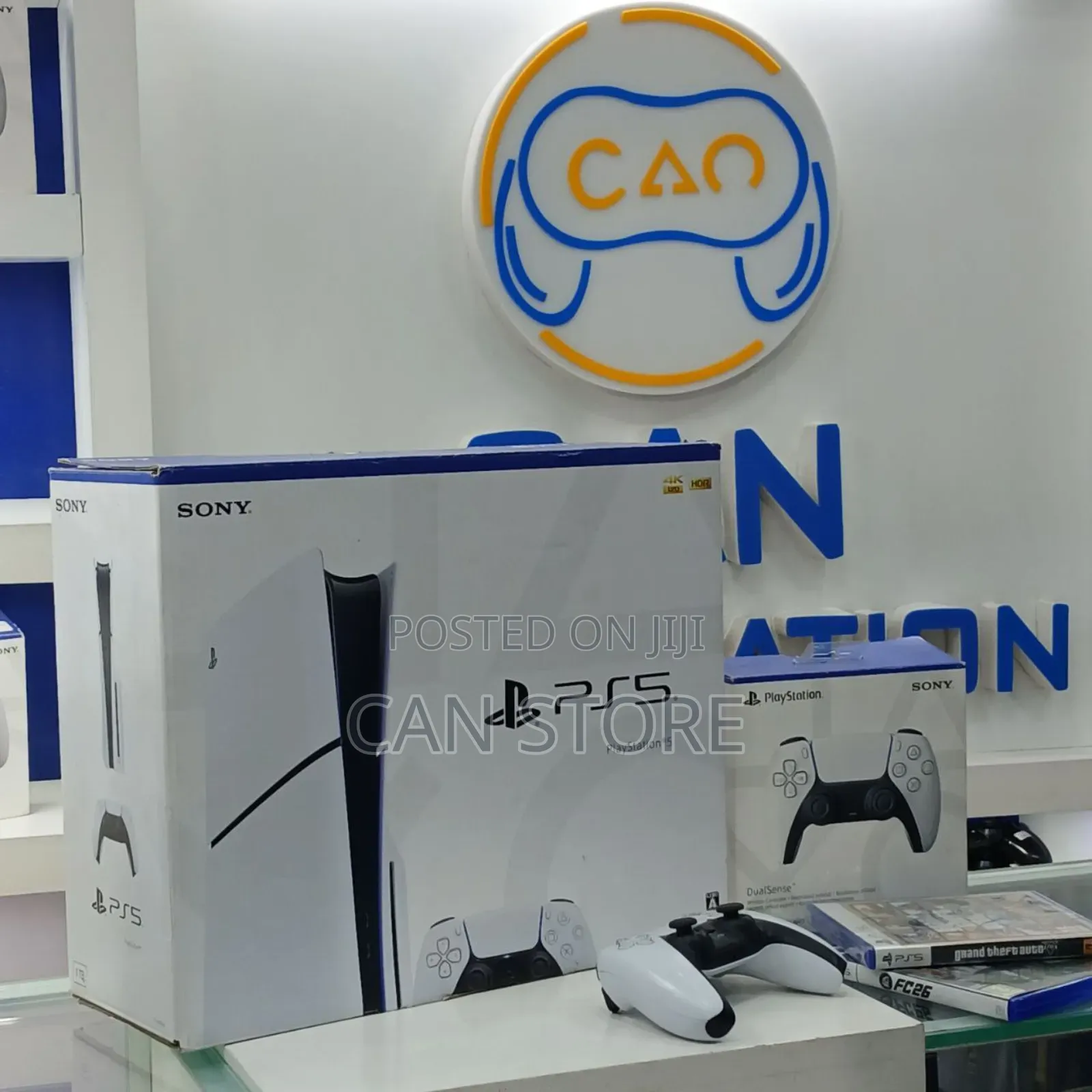 Ps5 Slim+2 Joystick and Game