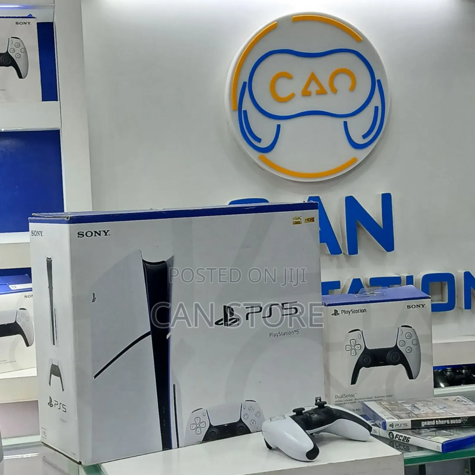 Ps5 Slim+2 Joystick and Game