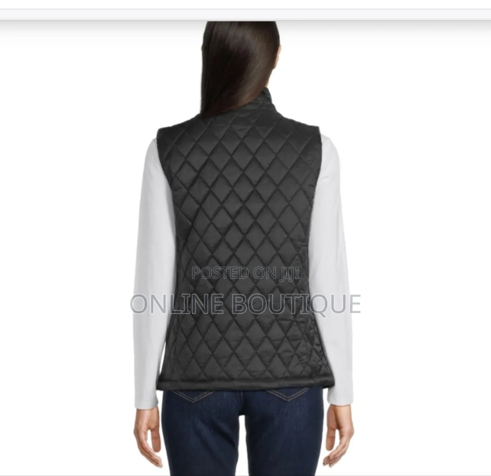 Black Side Wool Vest