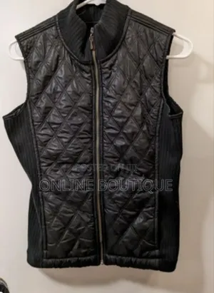Black Side Wool Vest