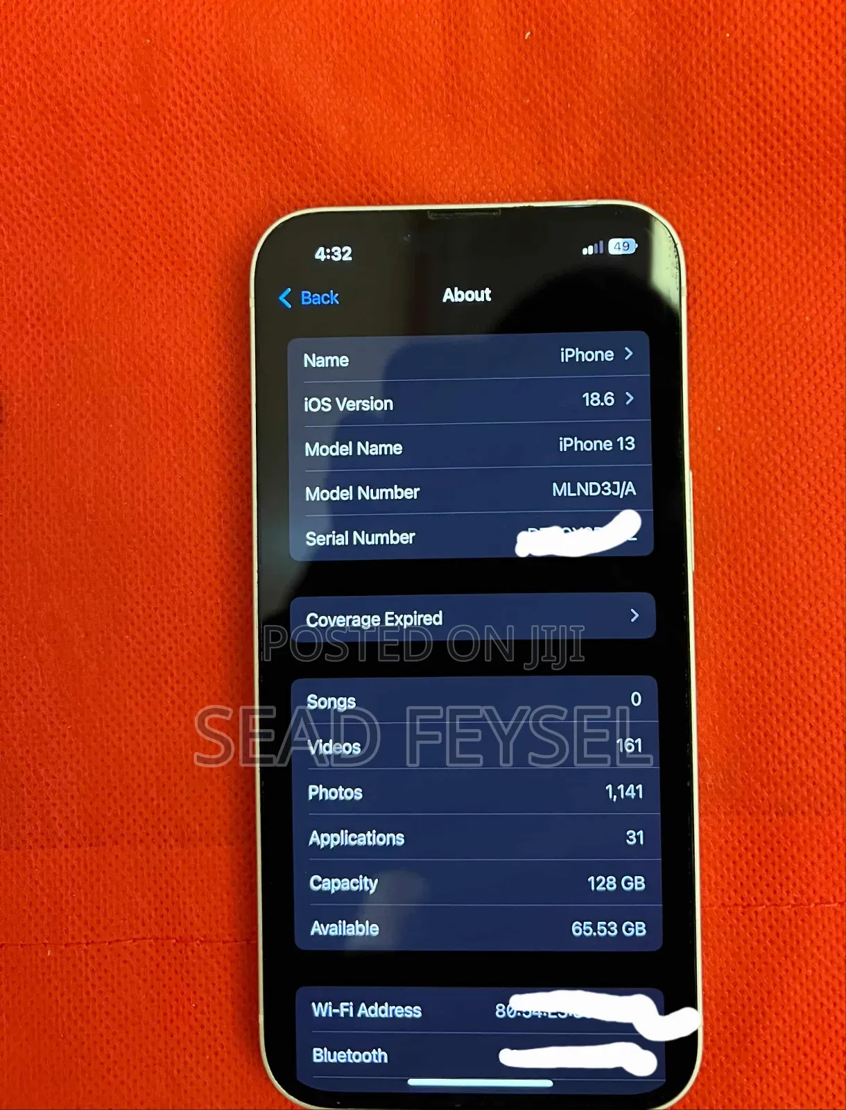 New Apple iPhone 13 128 GB White