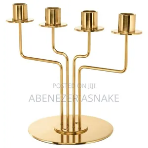 Ikea Candelabra, Gold-Colour