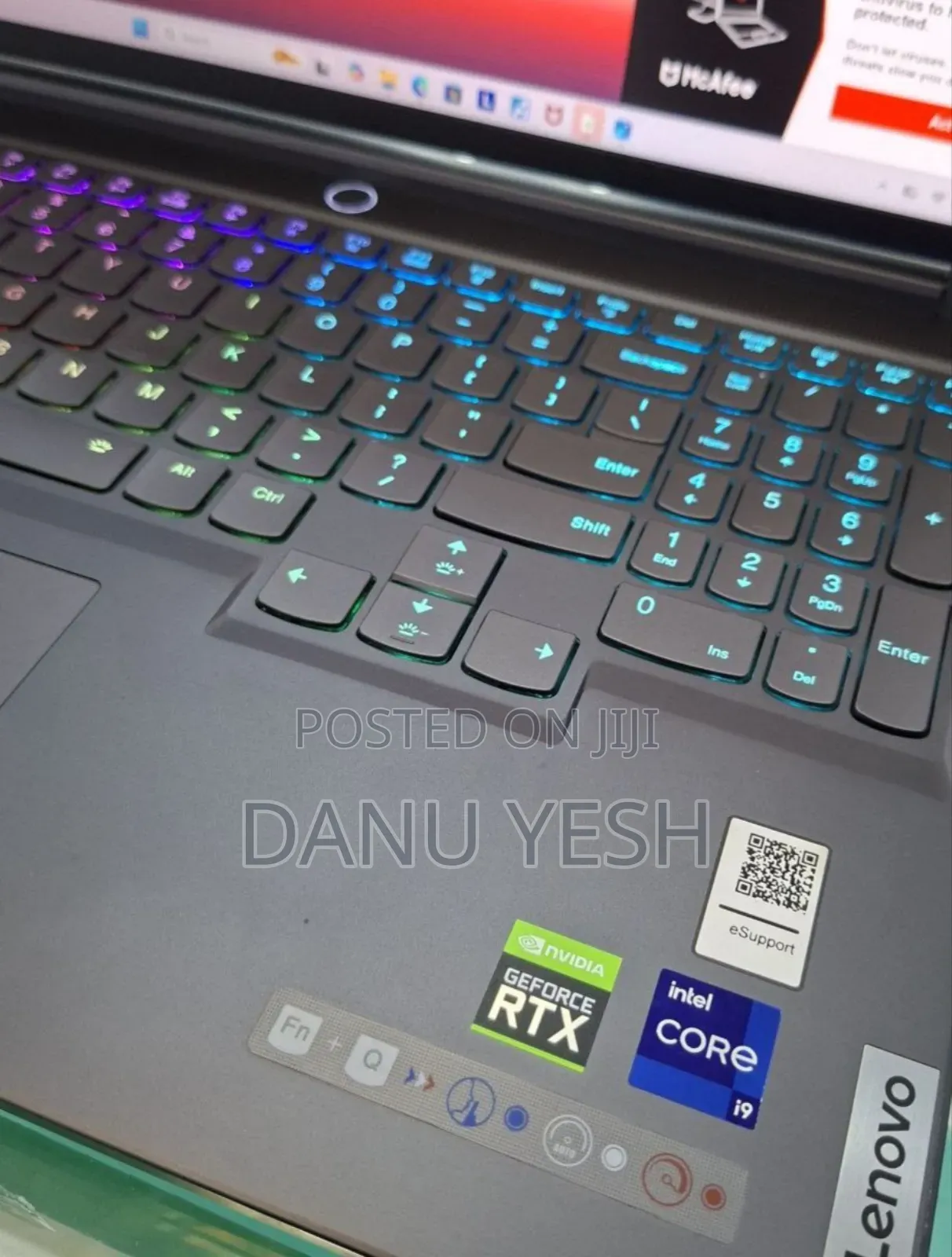New Laptop Lenovo Legion 7 16GB Intel Core I9 SSD 1T
