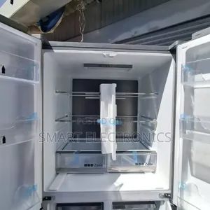 Boss Sharp 4-Door French Door Refrigerator in Brushed Stainless Steel