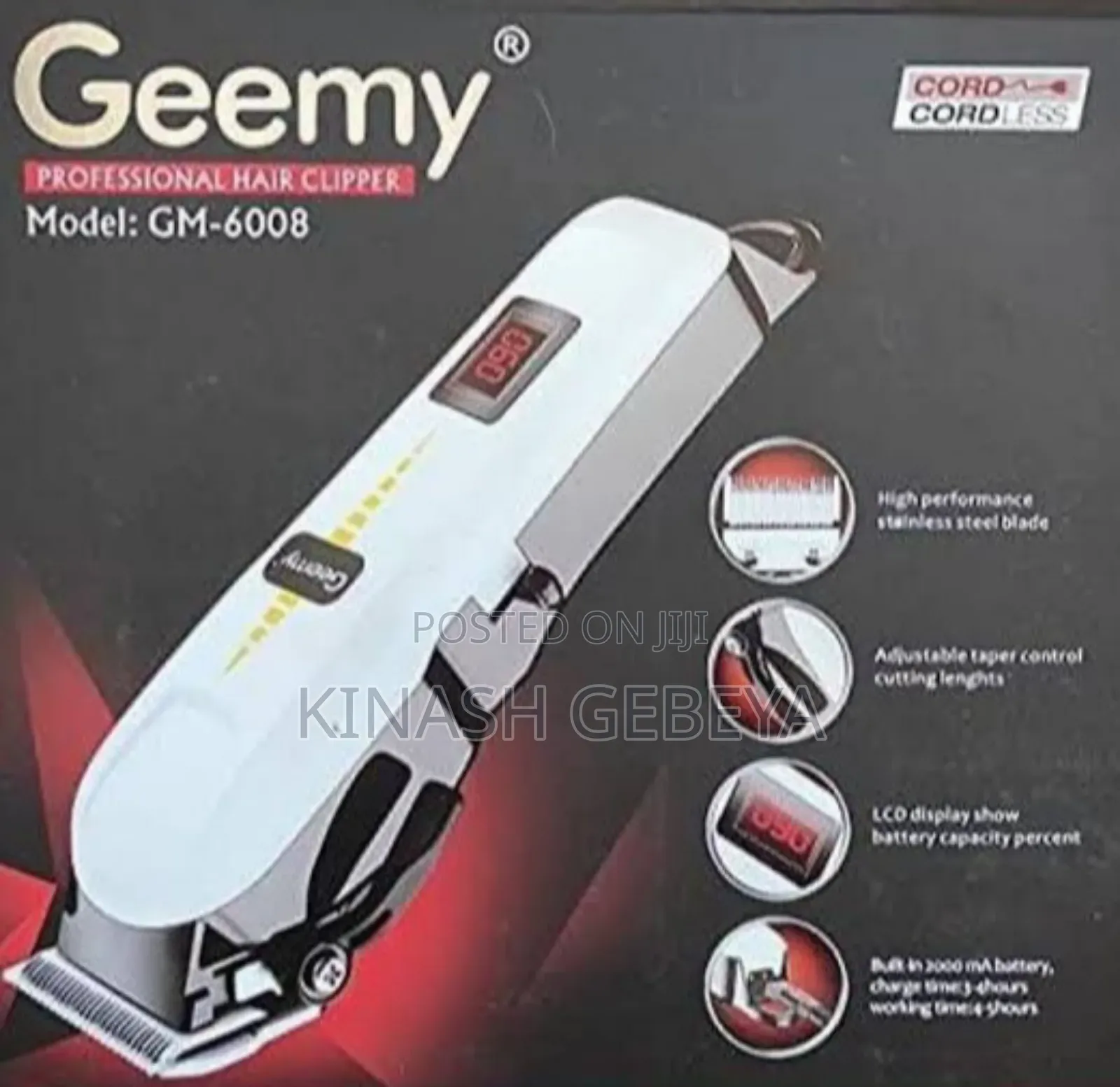 Geemy Proffessional Hair Clipper