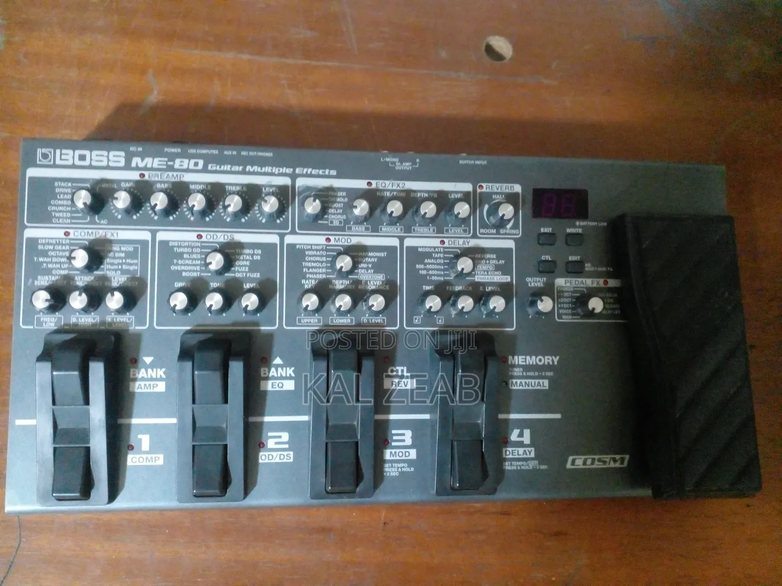 Boss Me 80 Guitar Effects