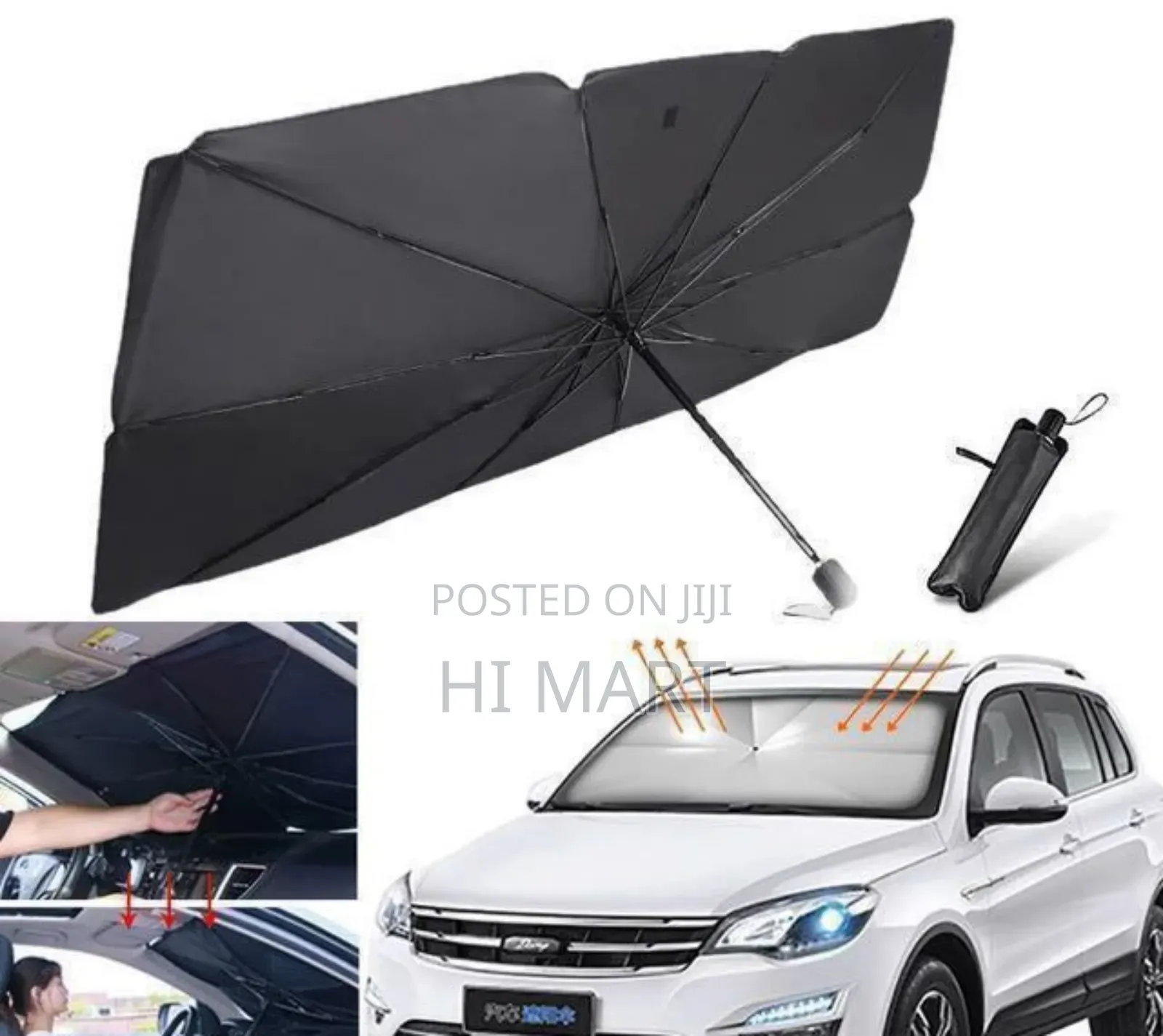 High Quality Foldable Car Sunshade Umbrella