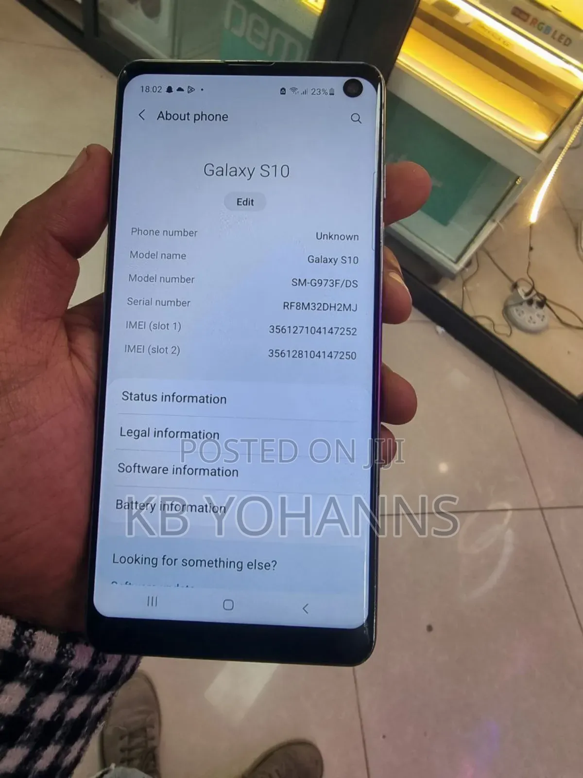 Samsung Galaxy S10 128 GB White