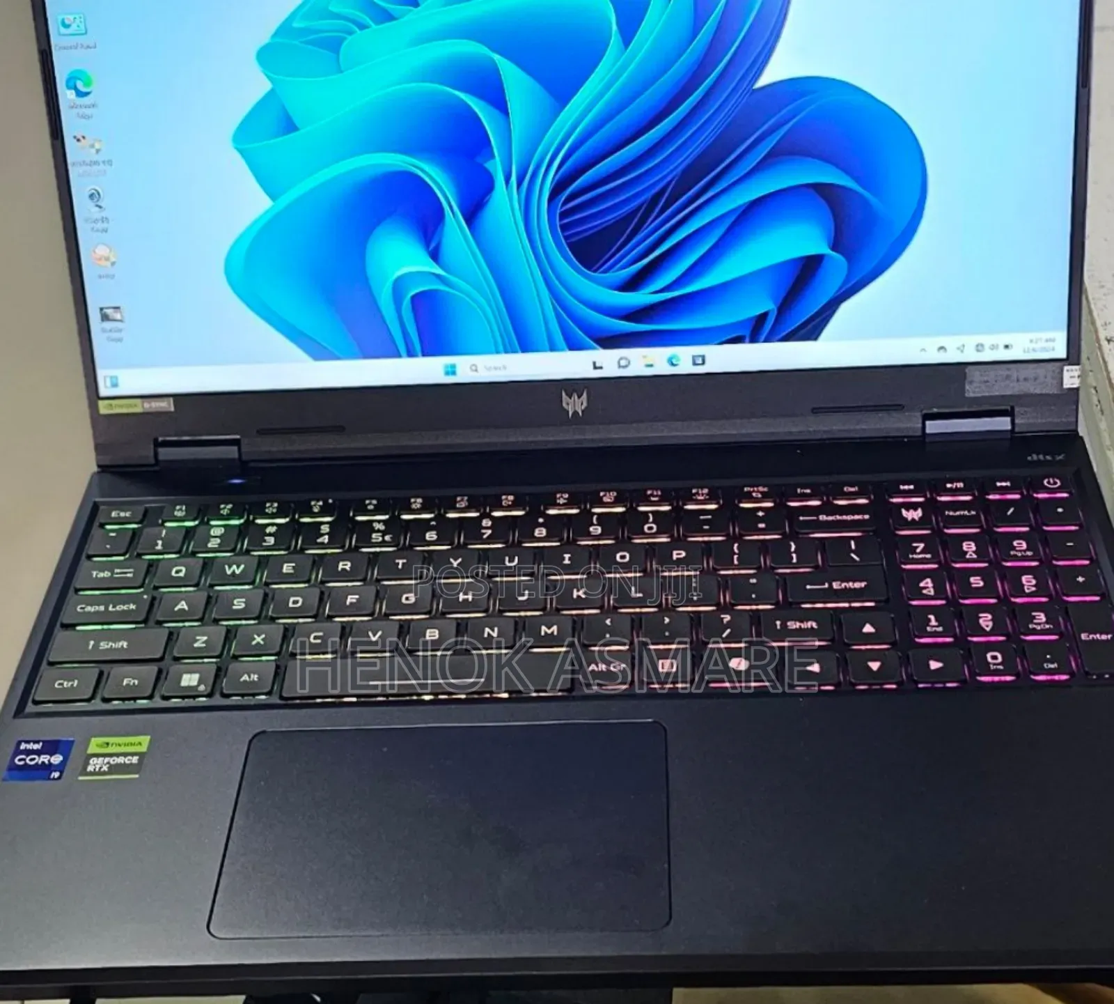 New Laptop Acer Predator Helios Neo 16 16GB Intel Core I9 SSD 1T