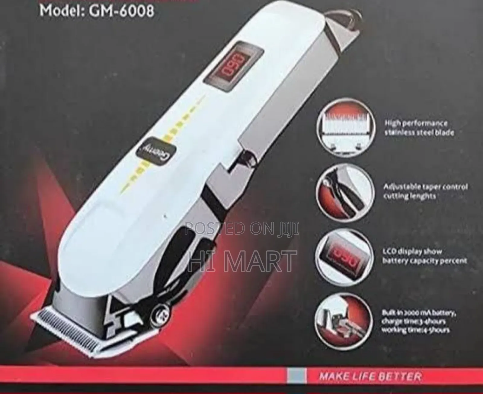 High Quality Geemy Professional Hair Clipper
