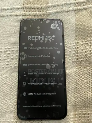 New Xiaomi Redmi 15C 4G 256 GB Black