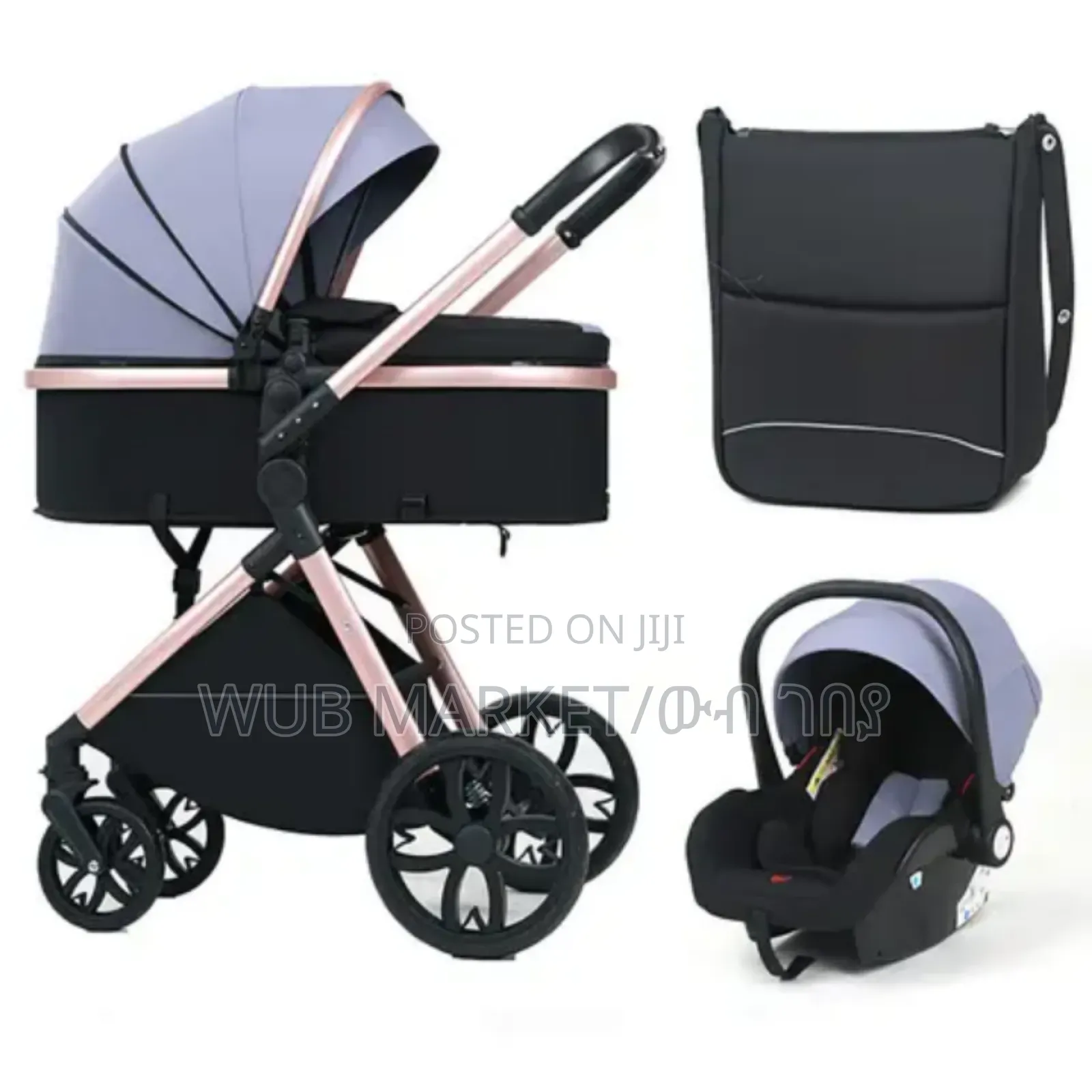 Kidilo 3 In 1 Baby Stroller