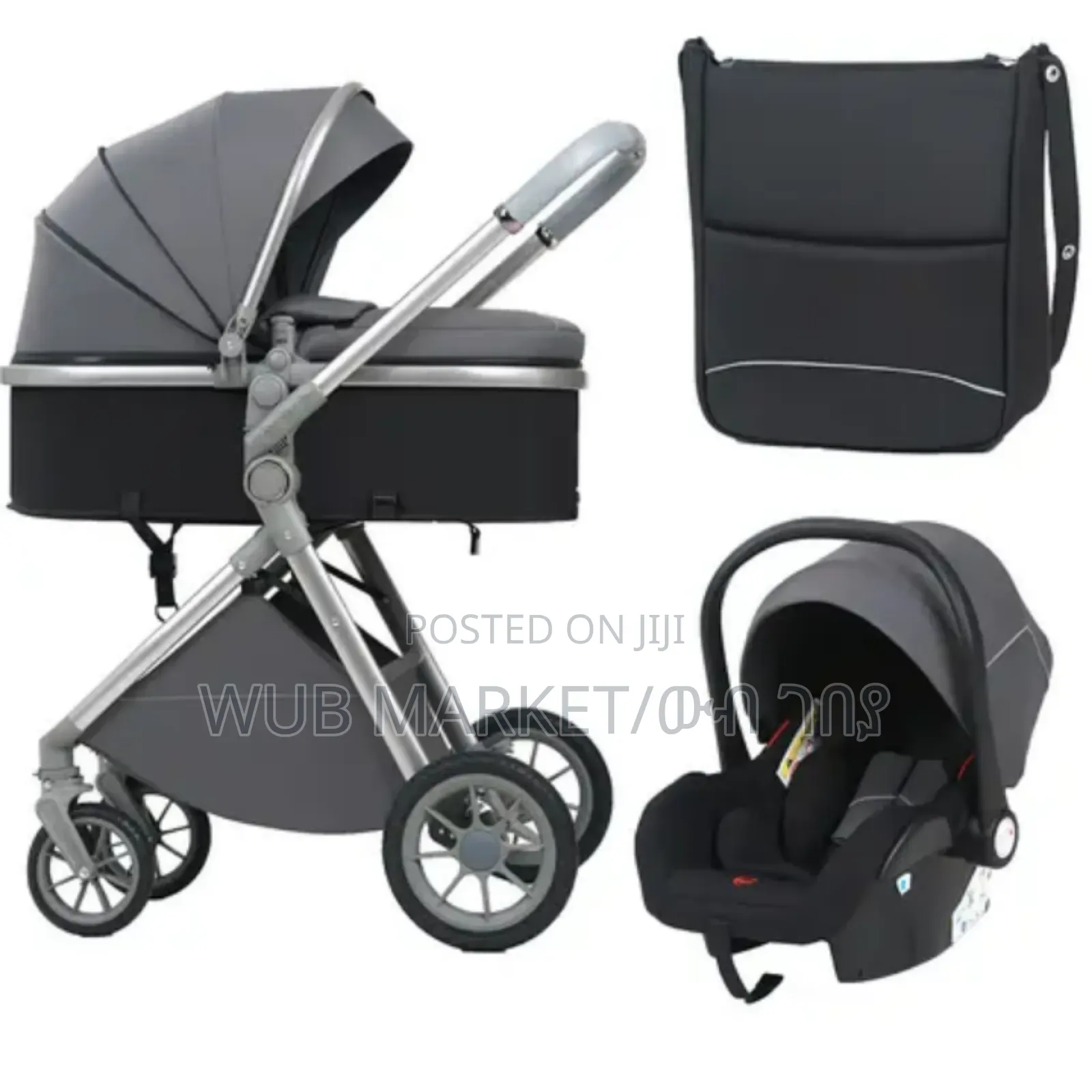 Kidilo 3 In 1 Baby Stroller
