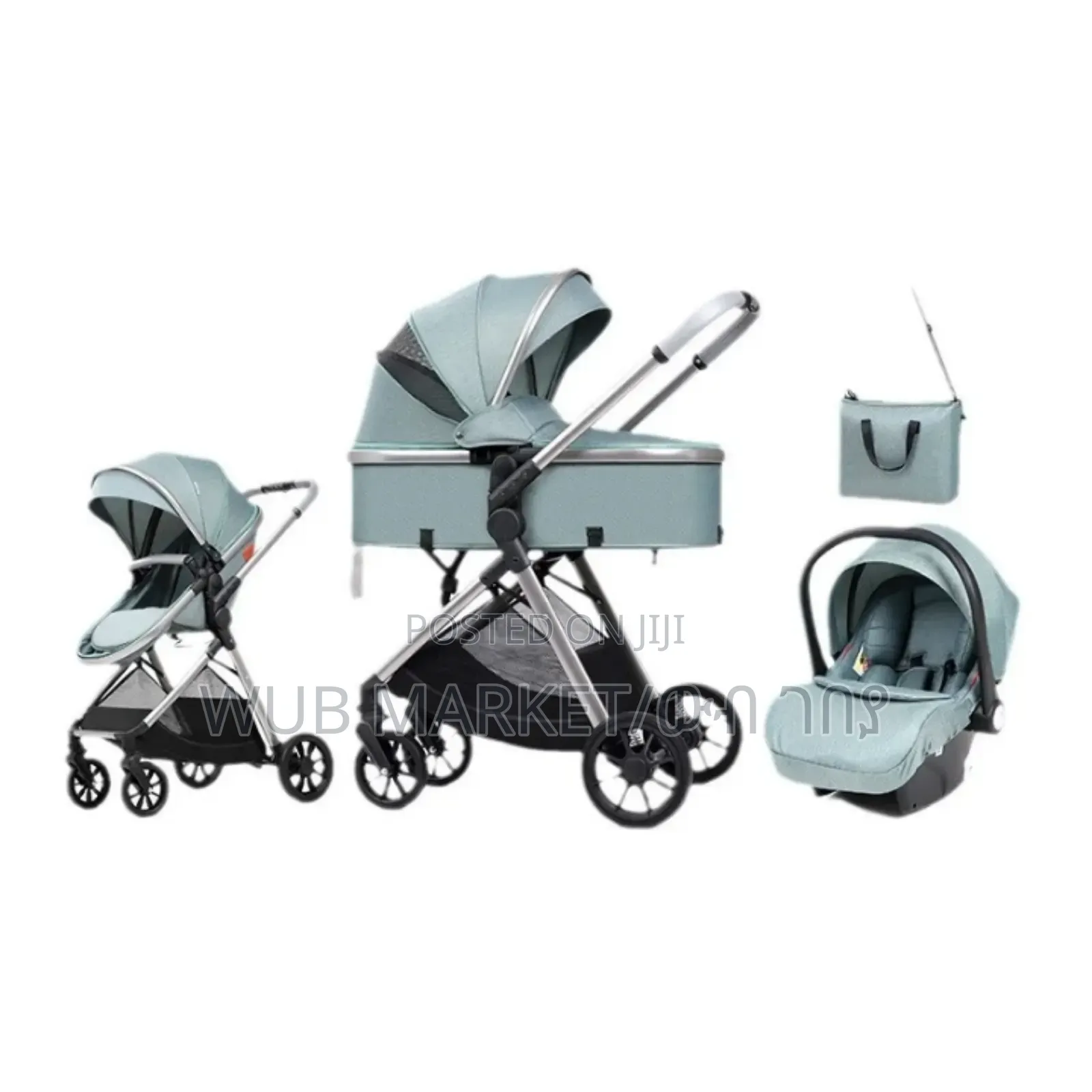 Kidilo 3 In 1 Baby Stroller