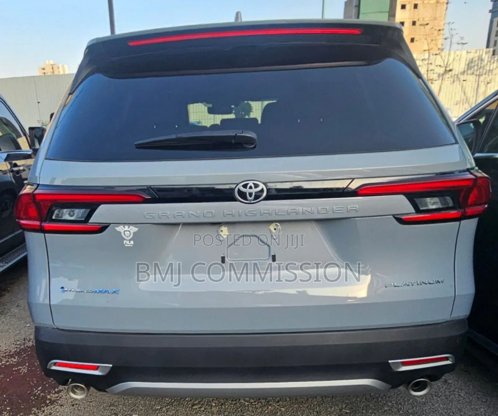 New Toyota Highlander Platinum 2025 Gray
