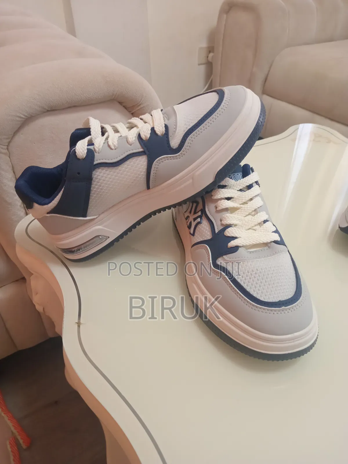 Men’S New York Yankees Casual Sneaker – Blue/White – New