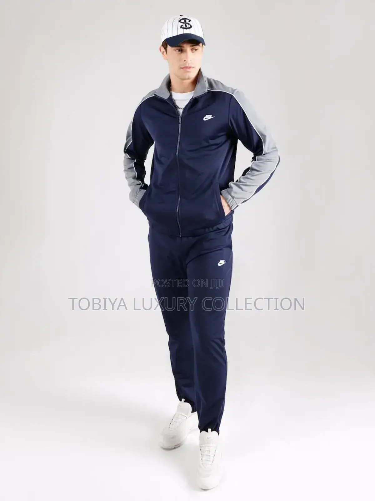 Nike Sportswear Regular Sweatsuit 'club' In Indigo Order Yours
