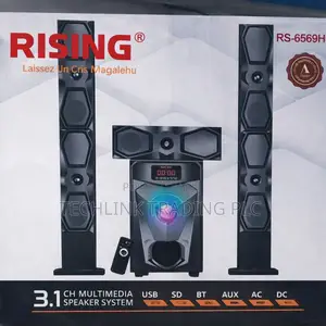 Rising Rs-6569h 3.1 Channel Multimedia Speaker