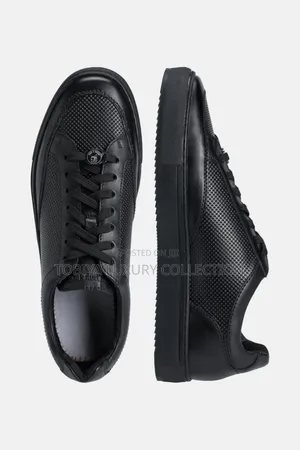 Gordon Bros Leather Sneakers 'Philip' Black Order Yours Now
