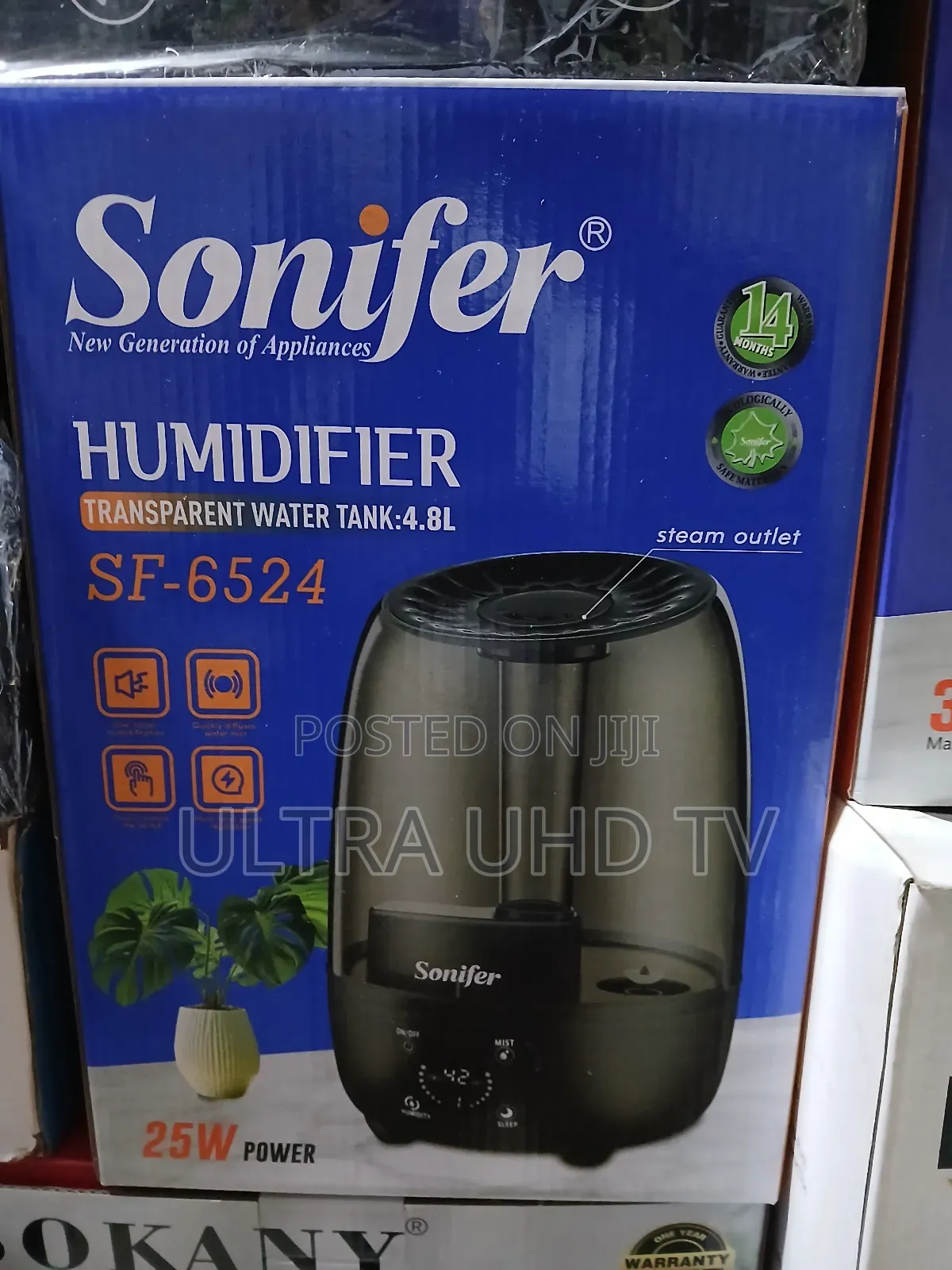 Humidifier Sonifer Sf-6524 Humidifier. Key Specifications
