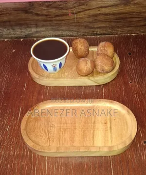 Wooden Coffee Plate
