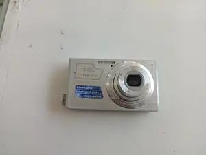 Used Silver Sony Digital Camera Without Memory Card