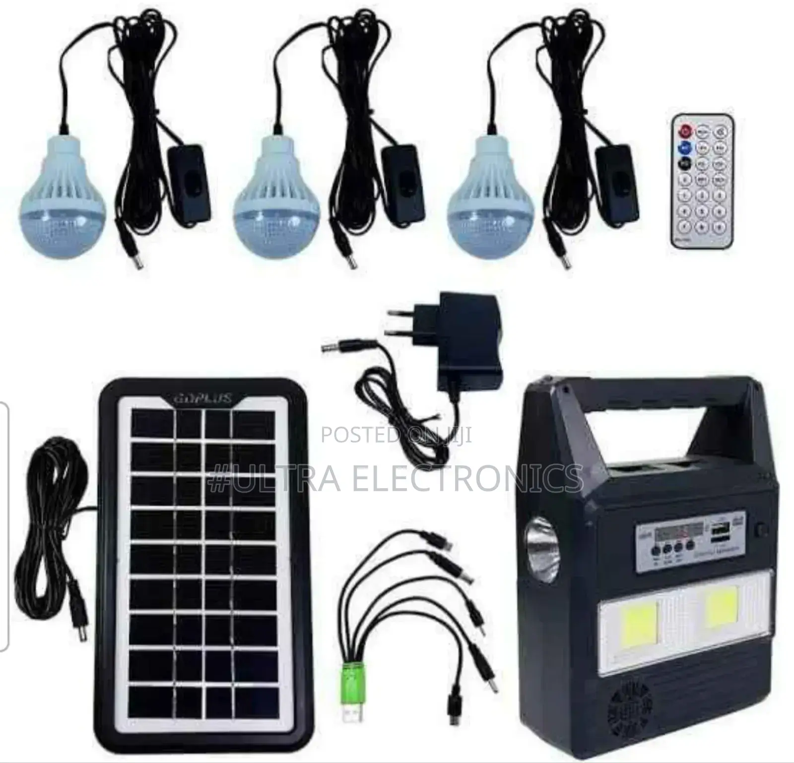 Solar Gdplus Gd-8216 Solar Lighting System. Key Features