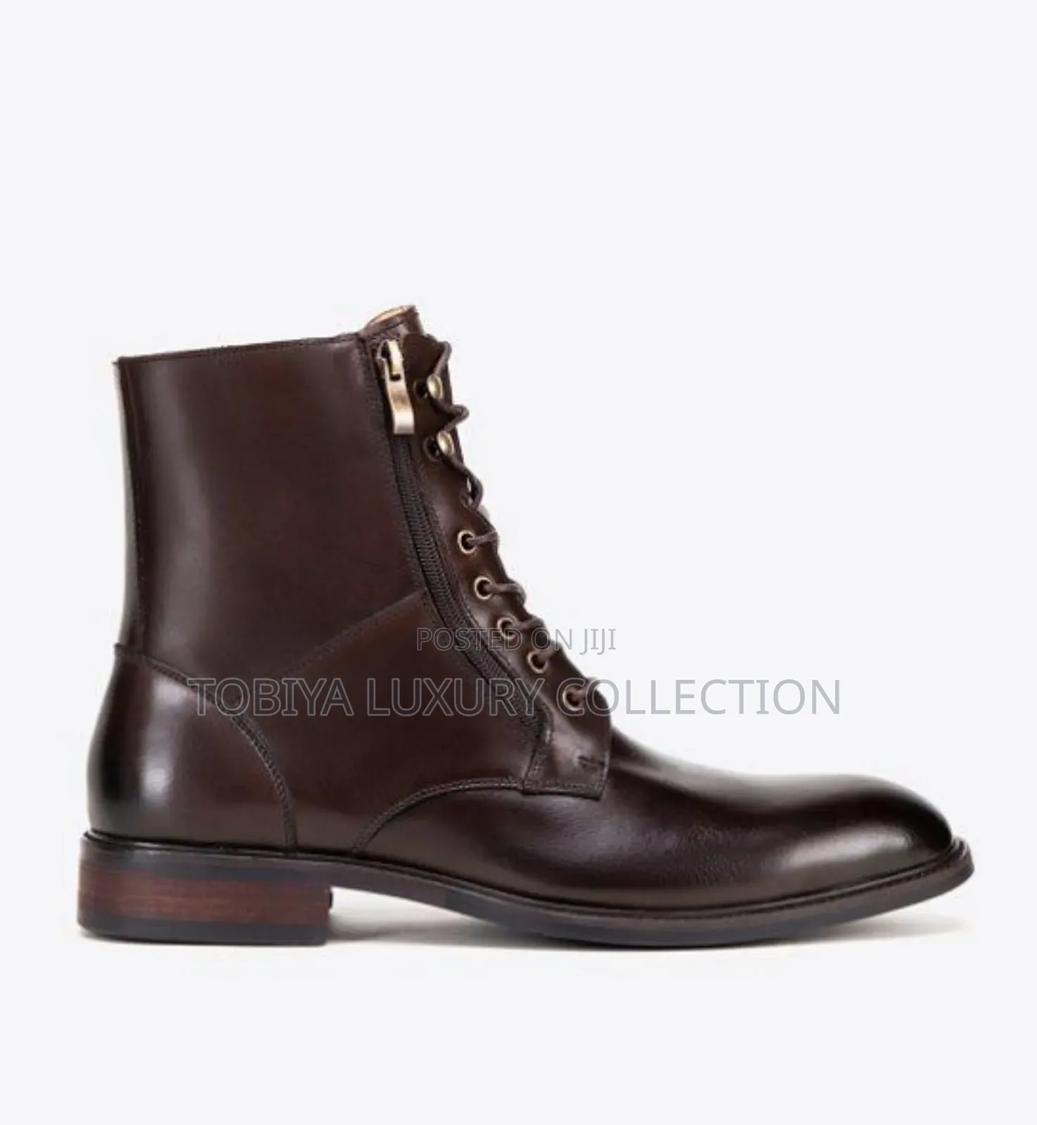 Wittchen Men's Boots Made of Suede and Grained Leather Color : Brown