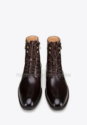 Wittchen Men's Boots Made of Suede and Grained Leather Color : Brown